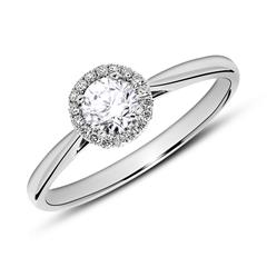 Verlovingsring 950 platina diamant
