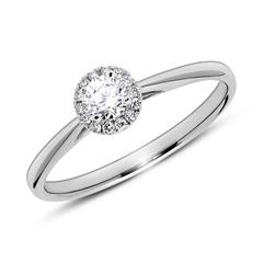 Verlovingsring 950 platina diamanten