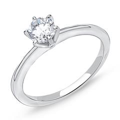 verlovingsring zilver zirkonia